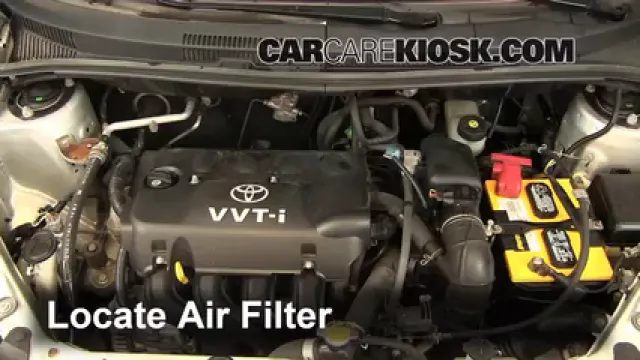 2004 Scion xA 1.5L 4 Cyl. Air Filter (Engine) Replace